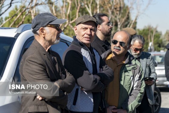 تشییع پیکر علی باباچاهی - بهشت سکینه کرج