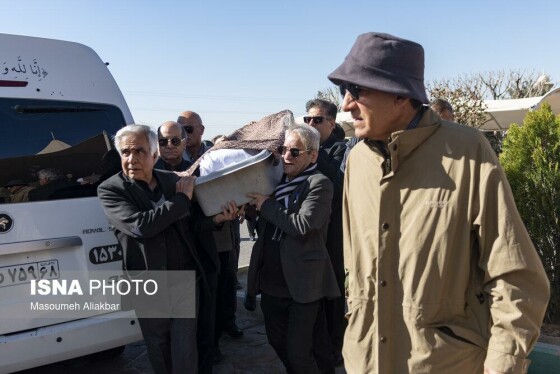 تشییع پیکر علی باباچاهی - بهشت سکینه کرج