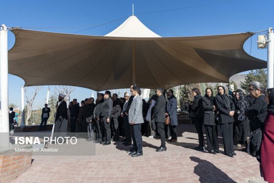 تشییع پیکر علی باباچاهی - بهشت سکینه کرج