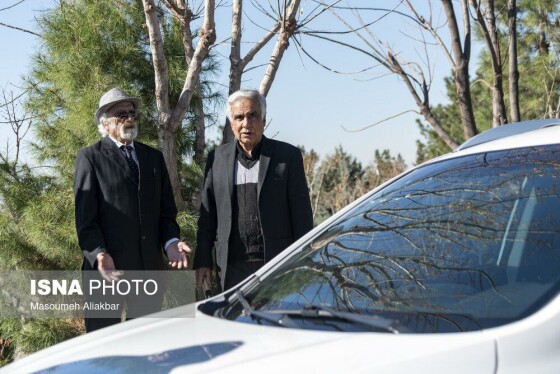 تشییع پیکر علی باباچاهی - بهشت سکینه کرج