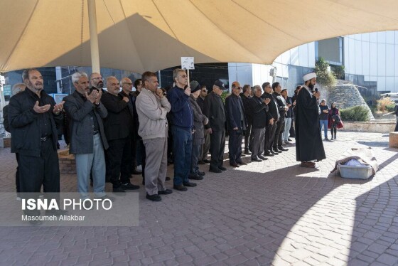 تشییع پیکر علی باباچاهی - بهشت سکینه کرج