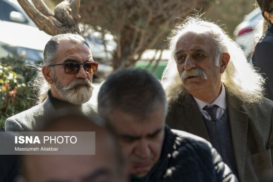 تشییع پیکر علی باباچاهی - بهشت سکینه کرج