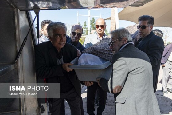 تشییع پیکر علی باباچاهی - بهشت سکینه کرج