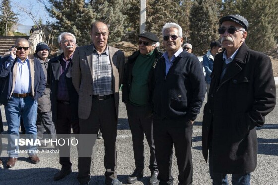 تشییع پیکر علی باباچاهی - بهشت سکینه کرج