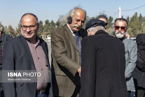 تشییع پیکر علی باباچاهی - بهشت سکینه کرج