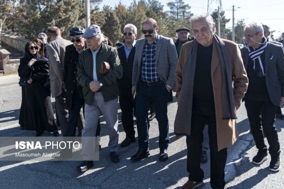 تشییع پیکر علی باباچاهی - بهشت سکینه کرج