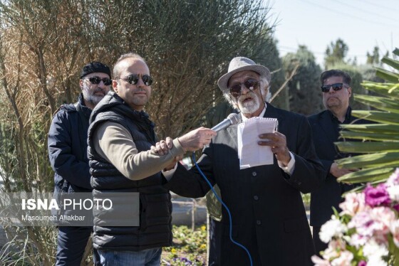 تشییع پیکر علی باباچاهی - بهشت سکینه کرج