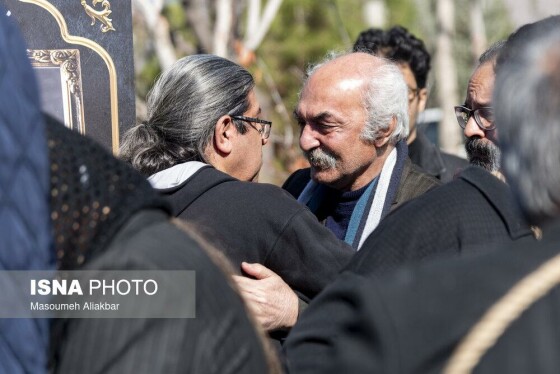 تشییع پیکر علی باباچاهی - بهشت سکینه کرج