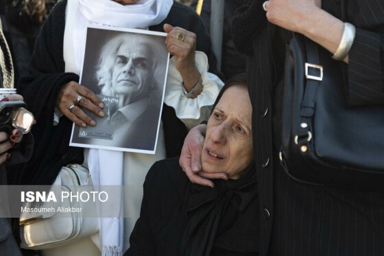 تشییع پیکر علی باباچاهی - بهشت سکینه کرج