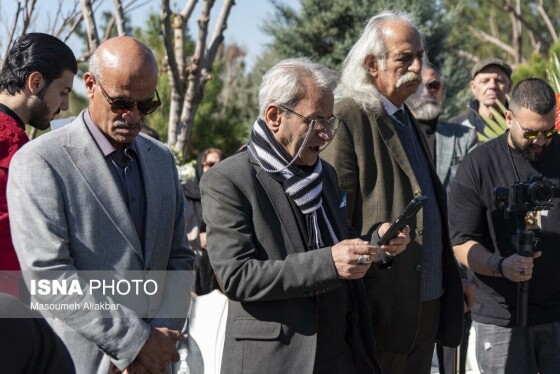 تشییع پیکر علی باباچاهی - بهشت سکینه کرج