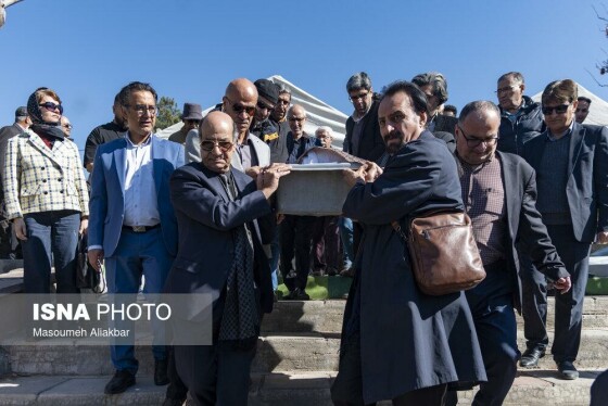 تشییع پیکر علی باباچاهی - بهشت سکینه کرج