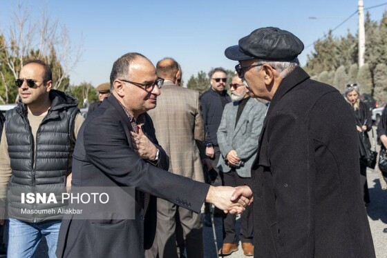 تشییع پیکر علی باباچاهی - بهشت سکینه کرج