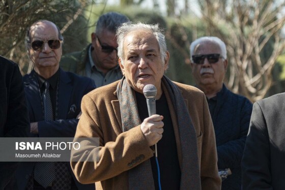 تشییع پیکر علی باباچاهی - بهشت سکینه کرج