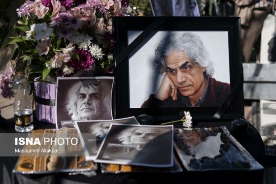 تشییع پیکر علی باباچاهی - بهشت سکینه کرج