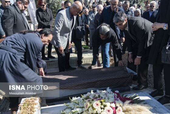 تشییع پیکر علی باباچاهی - بهشت سکینه کرج