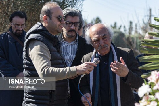 تشییع پیکر علی باباچاهی - بهشت سکینه کرج