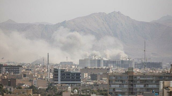 شلیک پدافند هوایی به سمت اهداف متخاصم دشمن در آسمان تهران