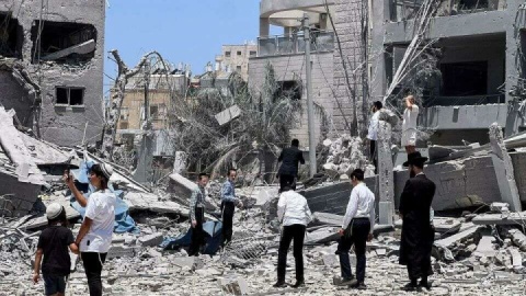 فیلم/ اصابت موفق موشک‌های ایران به اسرائیل