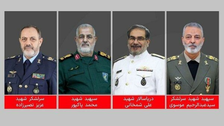 وزیر دفاع و رئیس ستاد کل نیروهای مسلح به شهادت رسیدند