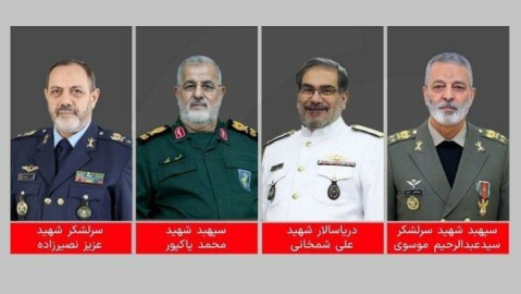 وزیر دفاع و رئیس ستاد کل نیروهای مسلح به شهادت رسیدند