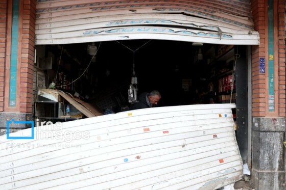 آثار حمله شب گذشته به منطقه ۱۵ خرداد