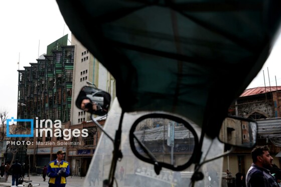 آثار حمله شب گذشته به منطقه ۱۵ خرداد