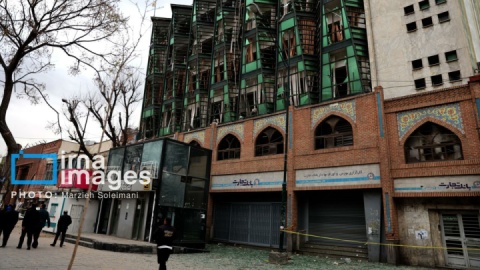 گزارش تصویری/ آثار حمله شب گذشته به منطقه ۱۵ خرداد