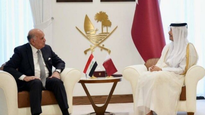 گفت‌وگوی تلفنی وزیران خارجه عراق و قطر