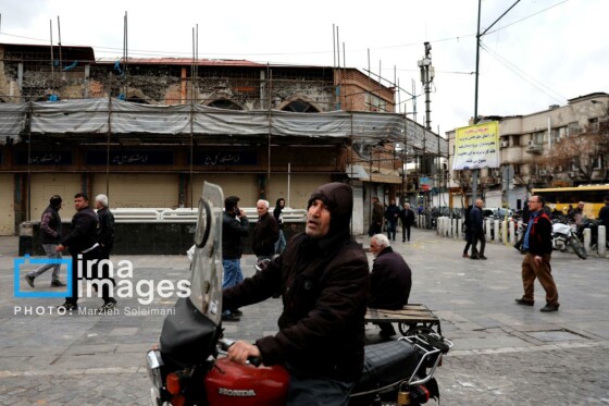 آثار حمله شب گذشته به منطقه ۱۵ خرداد