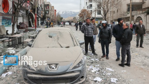 گزارش تصویری/ میدان نیلوفر هدف حمله قرار گرفت