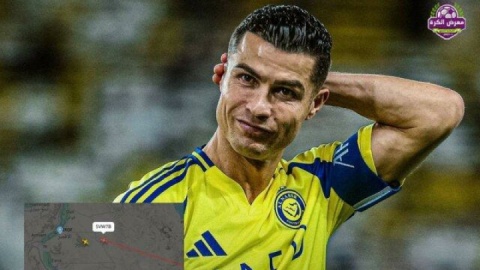 کریستیانو رونالدو با جت شخصی عربستان را ترک کرد