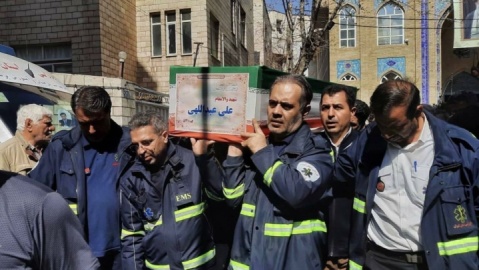 شهادت کارشناس اورژانس استان تهران در پی حملات دشمنان/ آسیب به پایگاه‌ها و آمبولانس‌ها