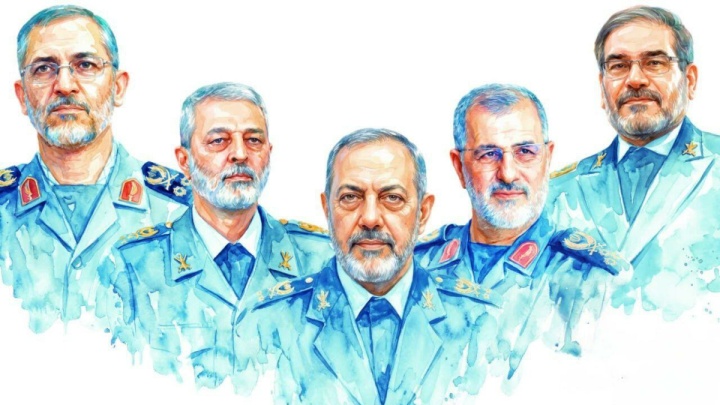 تشییع فرماندهان شهید فردا چهارشنبه برگزار می‌شود