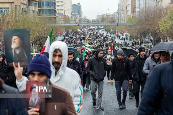 راهپیمایی روز قدس در تهران