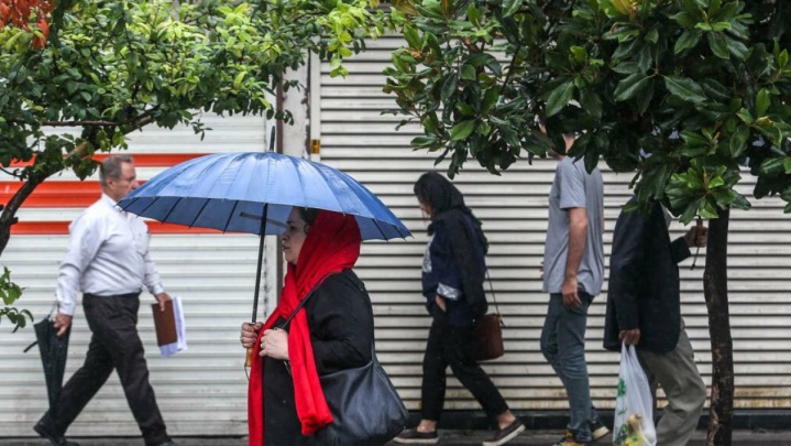 باران و برف در ۱۸ استان