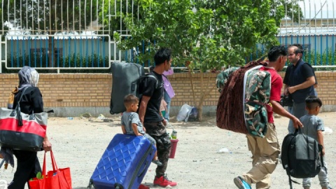 ۳۵۰ تبعه ایرانی مقیم در کشور امارات متحده عربی از طریق مرز دوغارون وارد ایران شدند