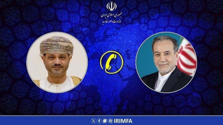 گفت‌وگوی تلفنی وزیران خارجه ایران و عمان