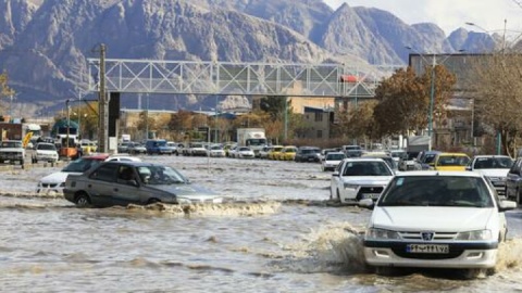 بارش بسیار شدید باران در ۲۵ استان/پیش‌بینی وقوع سیلاب