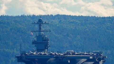 ناو هواپیمابر جرالد فورد از مدار خارج شد