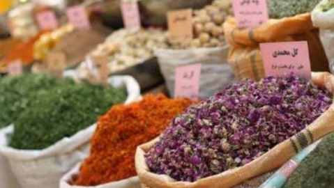 داروخانه طبیعت در بازار بهاری سنندج