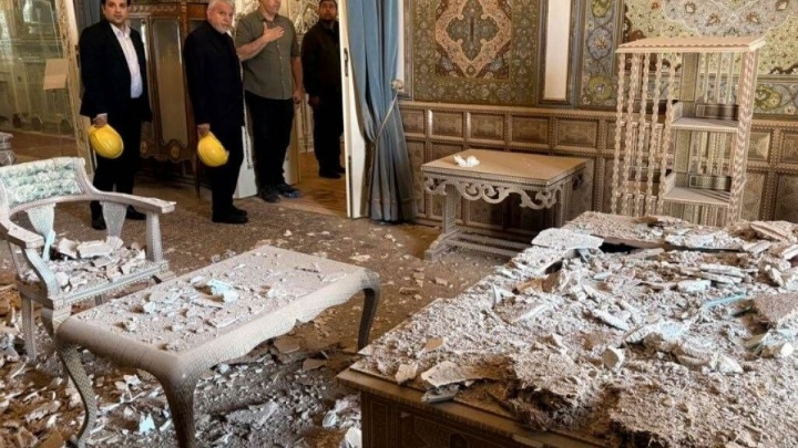 بازدید وزیر میراث‌فرهنگی از مجموعه تاریخی سعدآباد/ روایت میدانی از ابعاد خسارات