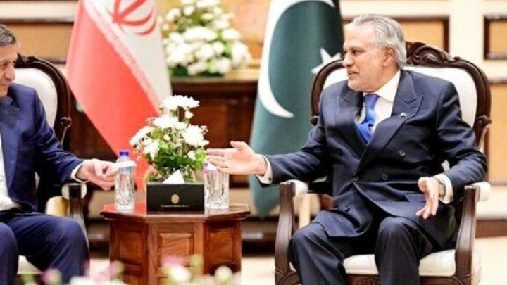 دیدار همتی با وزیر خارجه پاکستان