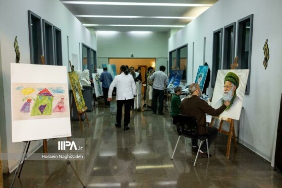 آئین سوگ اربعین رهبر شهید انقلاب با حضور اصحاب فرهنگ