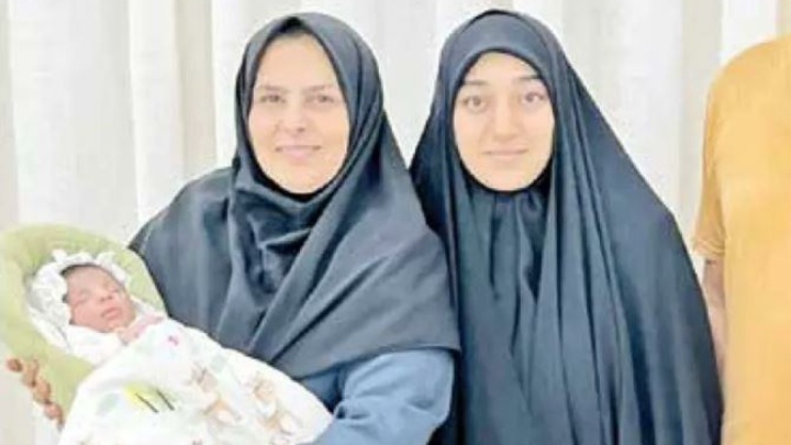 تولد زیر موشک و انفجار