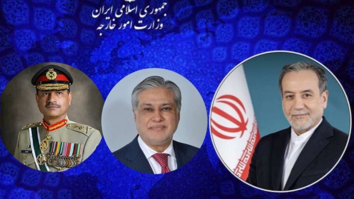 تماس تلفنی عراقچی با وزیر خارجه و فرمانده ارتش پاکستانی