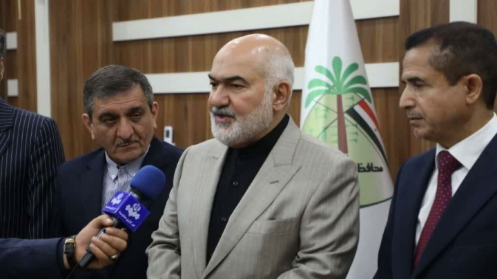 قطار دیپلماسی خوزستان در ایستگاه ناصریه عراق