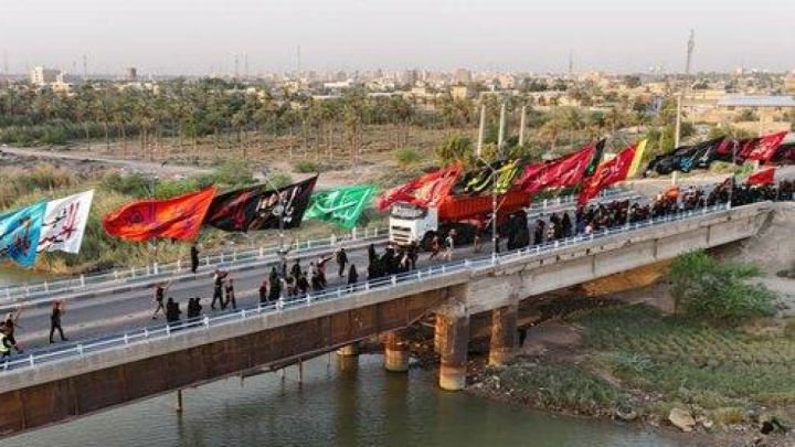 قطار دیپلماسی خوزستان در ایستگاه ناصریه عراق