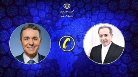 وزیران امور خارجه ایران و سوئیس گفت‌وگو کردند