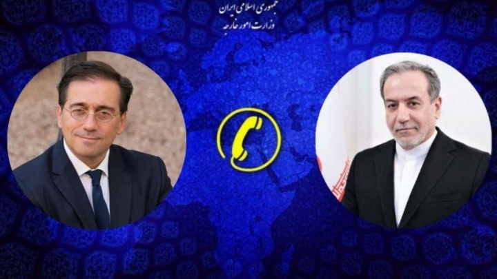 گفت وگوی تلفنی وزرای امور خارجه ایران و اسپانیا
