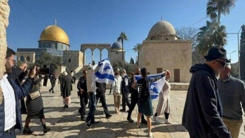 شهرک نشینان به مسجدالاقصی حمله‌ور شدند
